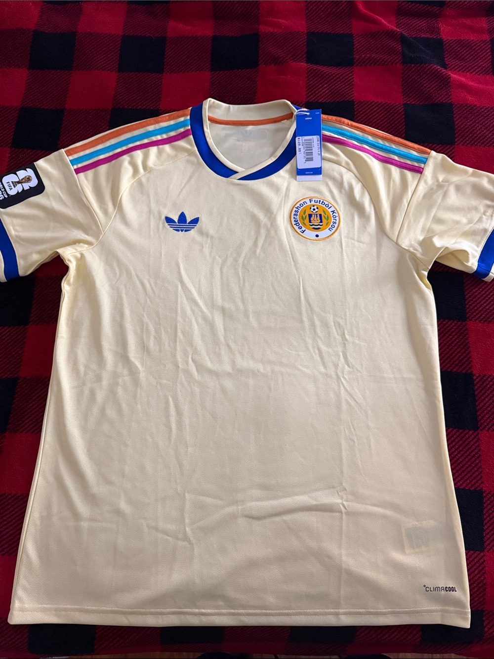 SUPER RARE Curaçao 🇨🇼 2026 FIFA World Cup Edition Adidas Away Jersey